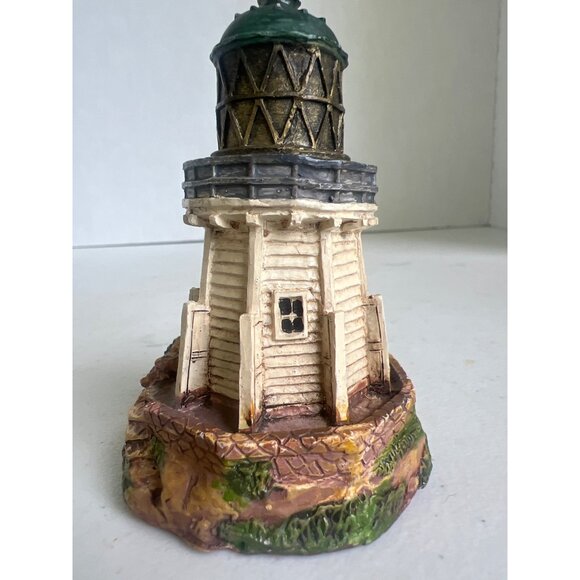 Centre Island NY Lighthouse Figurine Hand-Painted Resin Nautical core Collectibl - Picture 3 of 8